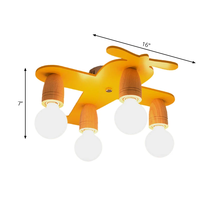 Vliegtuigen Kleuterschool Inbouw Plafondlamp Houten Moderne Eigentijdse Plafondlamp Clearhalo