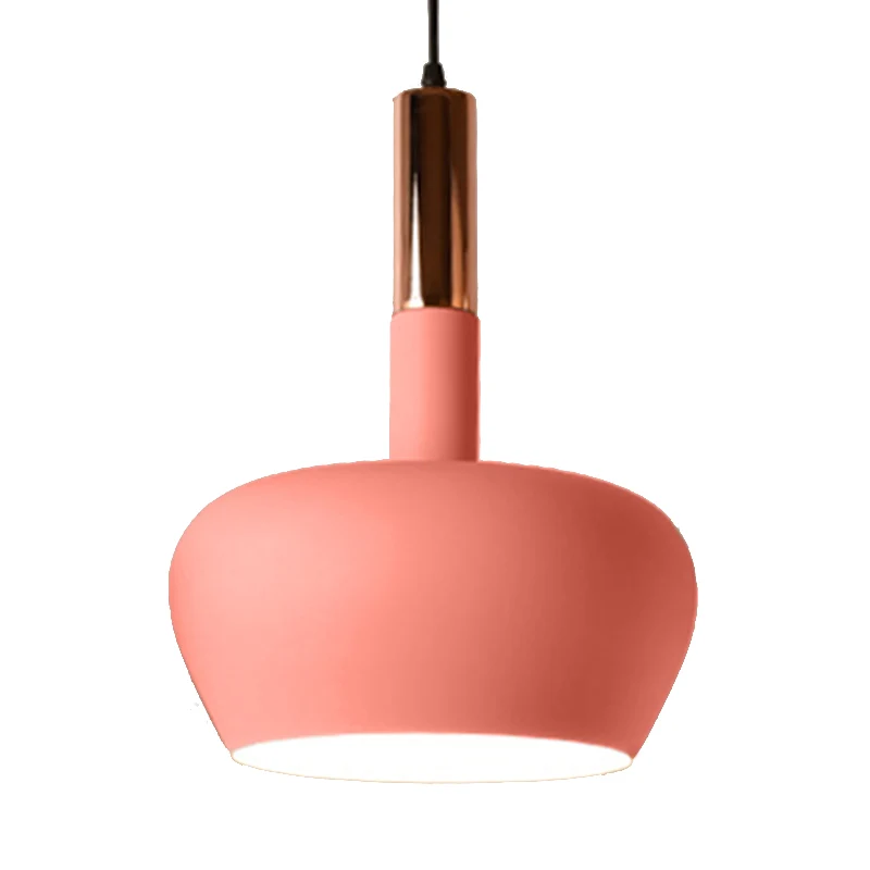 Wijnglas Metaal Hangende Hanglamp Modernisme 1 Lichtblauw/Roze/Geel Hangende Hanglamp Clearhalo