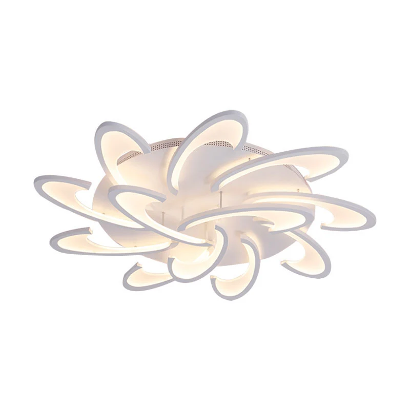 Windmolen inbouwplafondlamp modern acryl 3/6/12-licht woonkamer inbouwverlichting warm/wit/natuurlijk licht Clearhalo