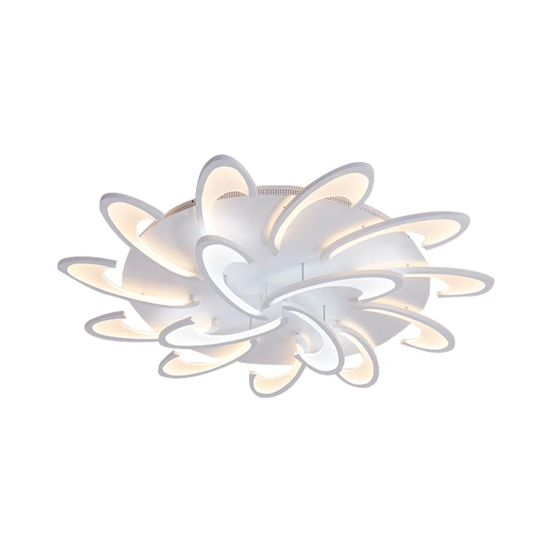 Windmolen inbouwplafondlamp modern acryl 3/6/12-licht woonkamer inbouwverlichting warm/wit/natuurlijk licht Clearhalo