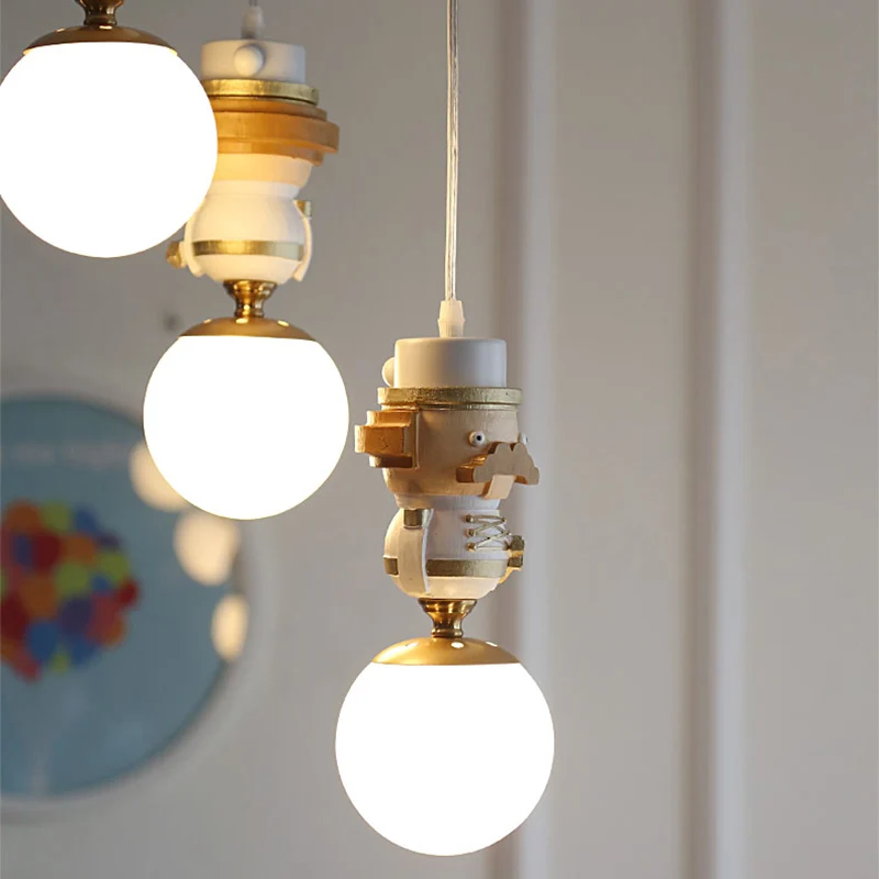 Witte bolvormige hanglamp, glazen plafondarmatuur moderne stijl met verstelbaar snoer Clearhalo