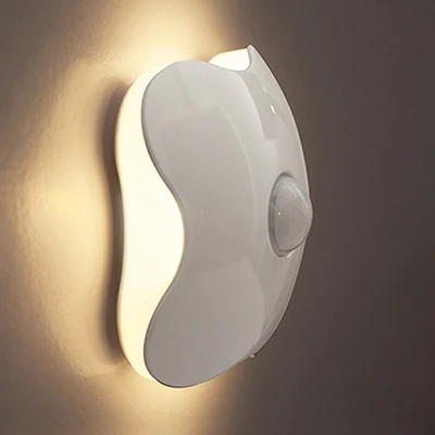 Witte moderne vierkante wandlamp metalen wandkandelaar voor kinderslaapkamer Clearhalo