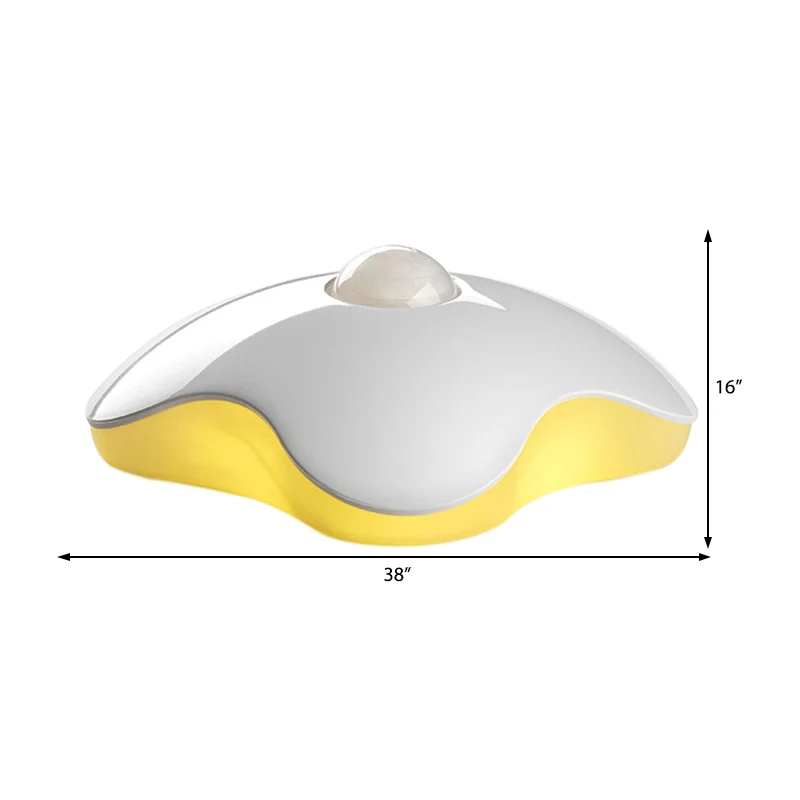Witte moderne vierkante wandlamp metalen wandkandelaar voor kinderslaapkamer Clearhalo