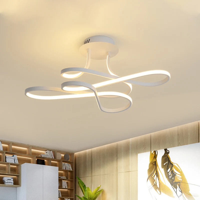 Woonkamer Chaos Inbouwlicht Modernistisch LED Zwart/Wit/Goud Acryl Schaduwrijk Plafondmontage Lichtarmatuur, Wit Licht Cle...