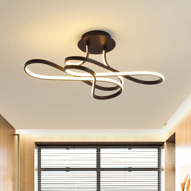 Woonkamer Chaos Inbouwlicht Modernistisch LED Zwart/Wit/Goud Acryl Schaduwrijk Plafondmontage Lichtarmatuur, Wit Licht Cle...