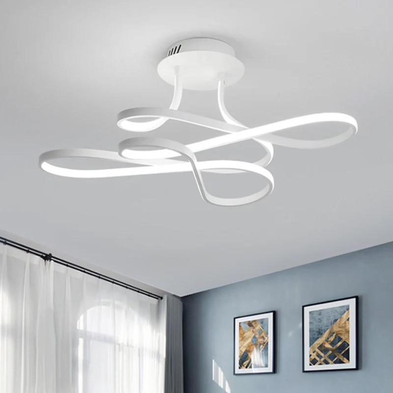 Woonkamer Chaos Inbouwlicht Modernistisch LED Zwart/Wit/Goud Acryl Schaduwrijk Plafondmontage Lichtarmatuur, Wit Licht Cle...