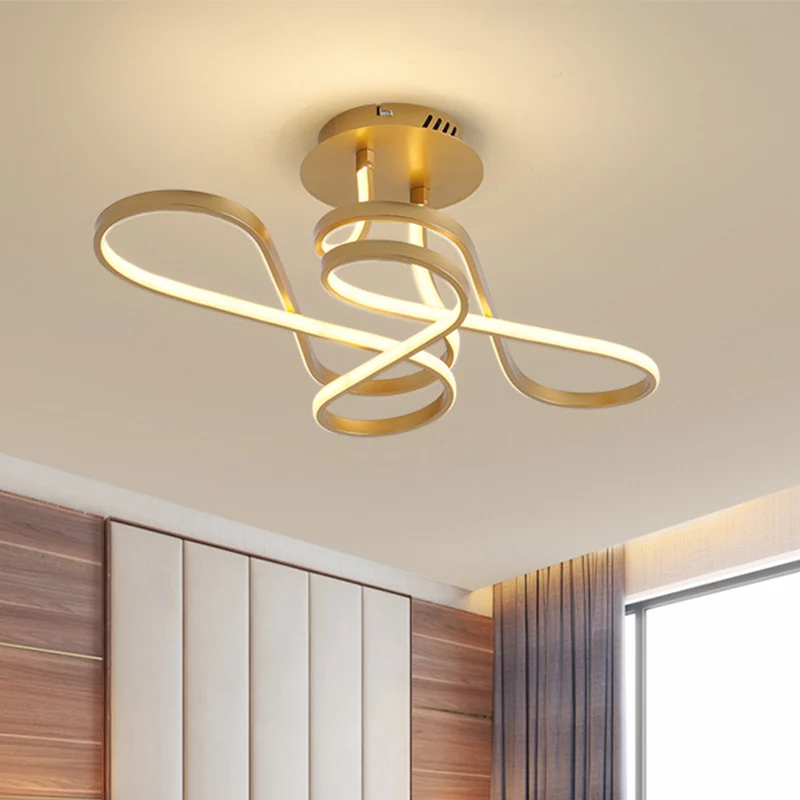 Woonkamer Chaos Inbouwlicht Modernistisch LED Zwart/Wit/Goud Acryl Schaduwrijk Plafondmontage Lichtarmatuur, Wit Licht Cle...