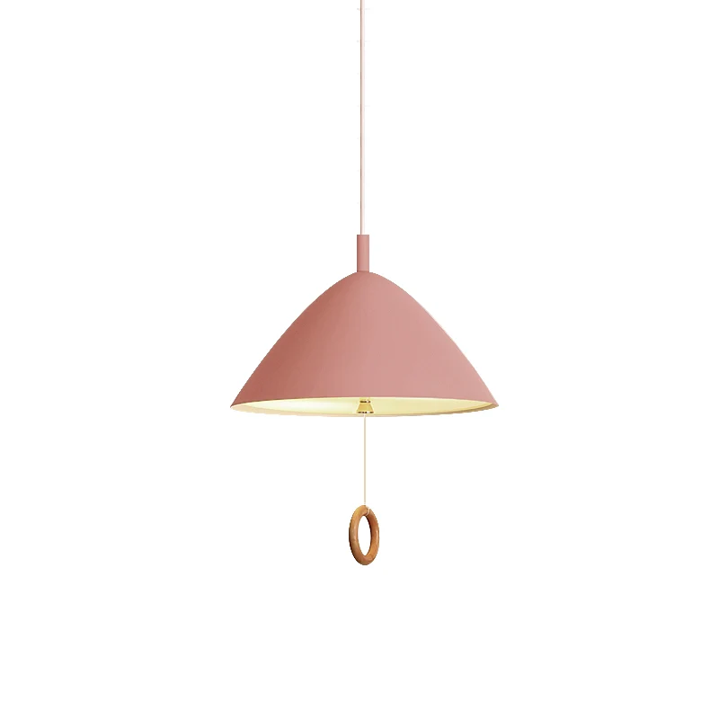 Woonkamer conische hanglamp metaal 1 lamp Macaron Loft hanglamp Clearhalo