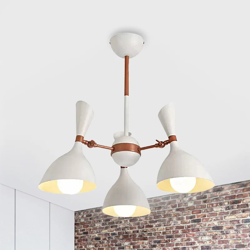 Woonkamer kleuterschool hanglamp metaal hedendaagse monochrome kroonluchter Clearhalo
