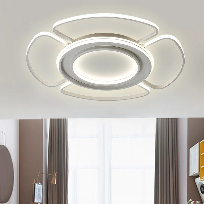 Woonkamer ronde plafondlamp acryl Art Deco inbouw plafondlamp Clearhalo