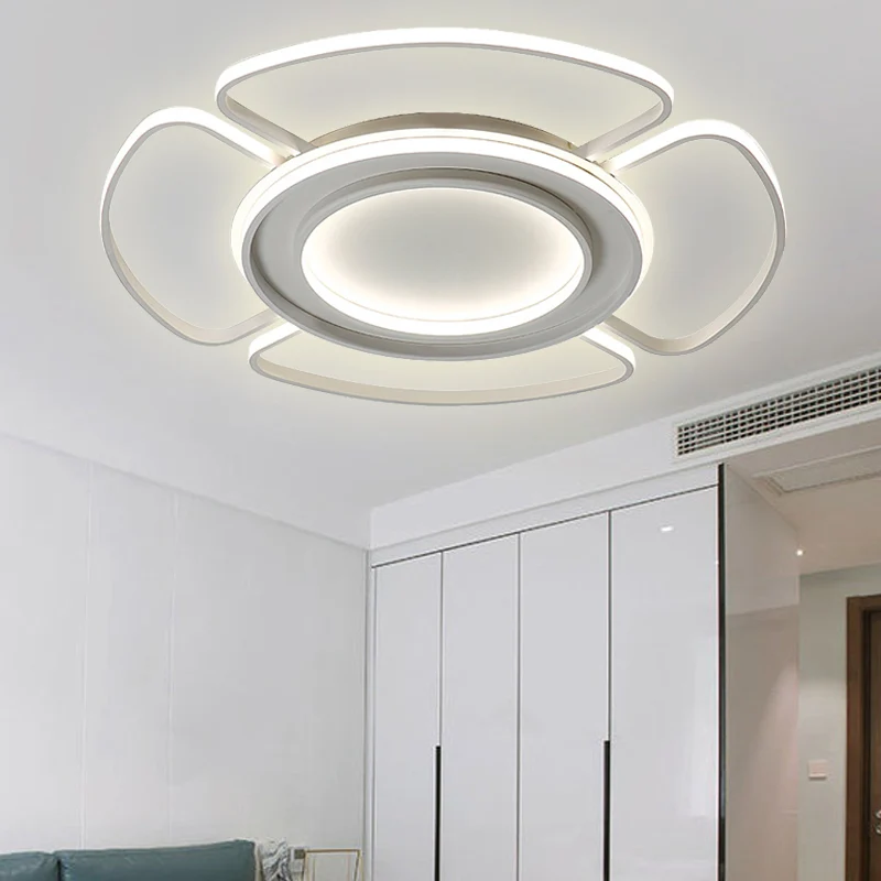 Woonkamer ronde plafondlamp acryl Art Deco inbouw plafondlamp Clearhalo