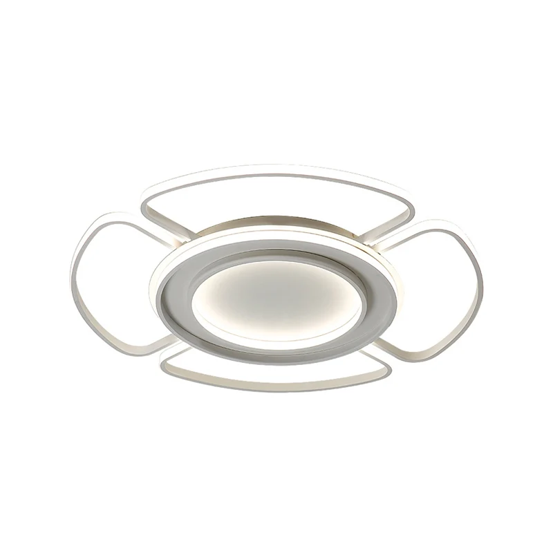 Woonkamer ronde plafondlamp acryl Art Deco inbouw plafondlamp Clearhalo