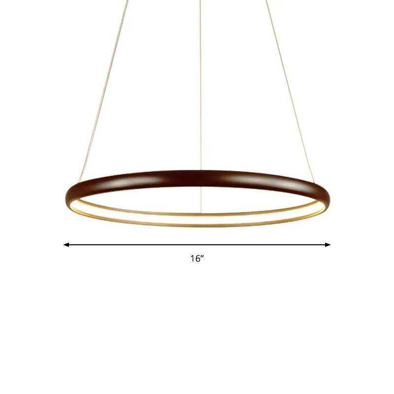 Zwart/bruin/goud Orbit LED-plafondlamp Modernisme 1/2/3-lichts acrylkroonluchter warm/wit/natuurlijk licht Clearhalo