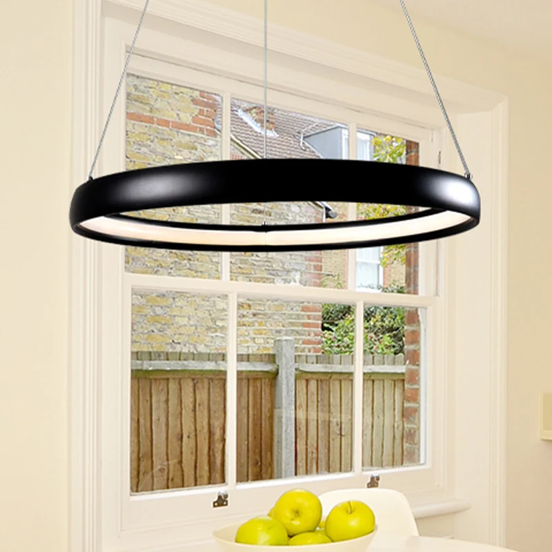 Zwart/bruin/goud Orbit LED-plafondlamp Modernisme 1/2/3-lichts acrylkroonluchter warm/wit/natuurlijk licht Clearhalo