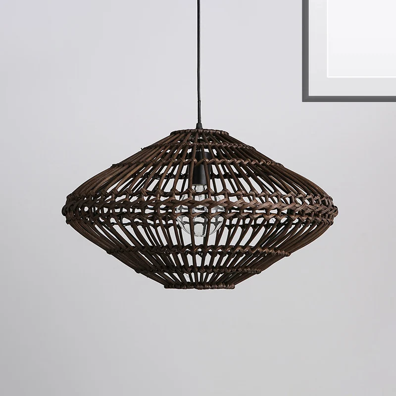 Zwart/gele lasergesneden hanglamp eigentijds 1 kop houten plafondhanglamp voor restaurant Clearhalo