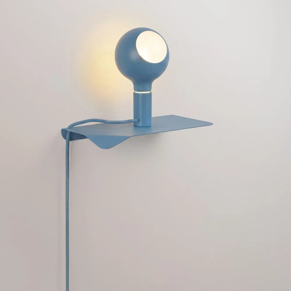 Combo Camo - Lamp met plank - Blauw