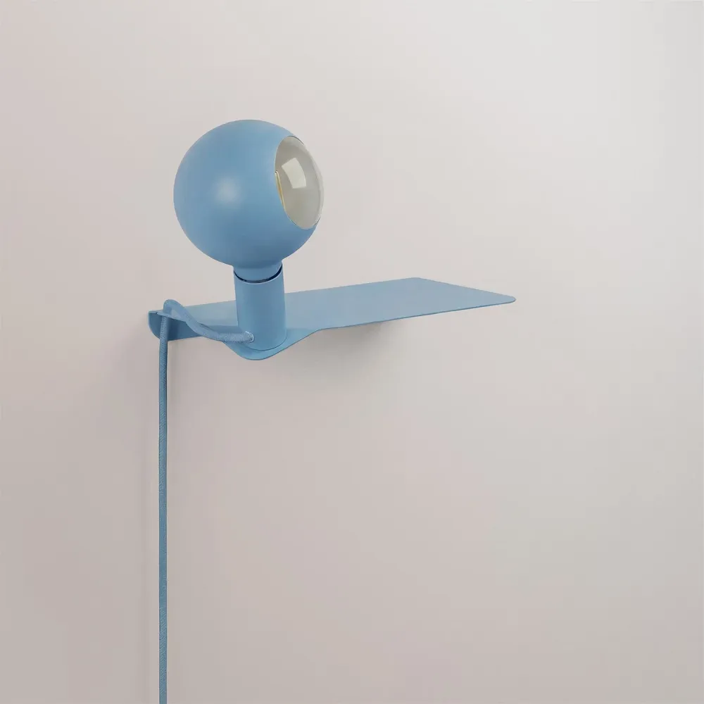 Combo Camo - Lamp met plank - Blauw