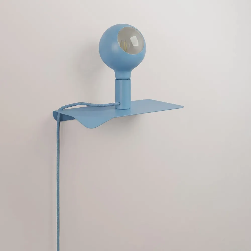 Combo Camo - Lamp met plank - Blauw