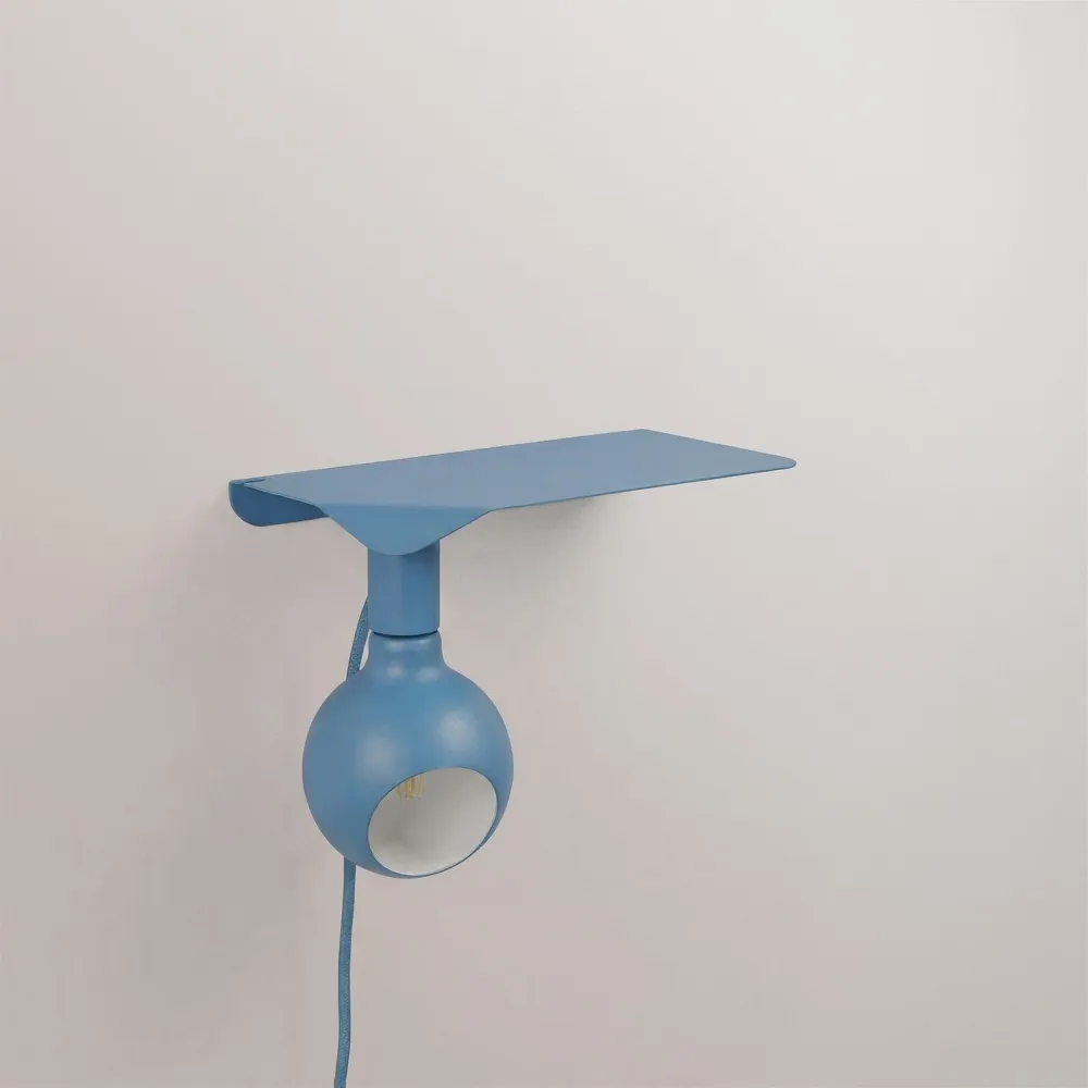 Combo Camo - Lamp met plank - Blauw