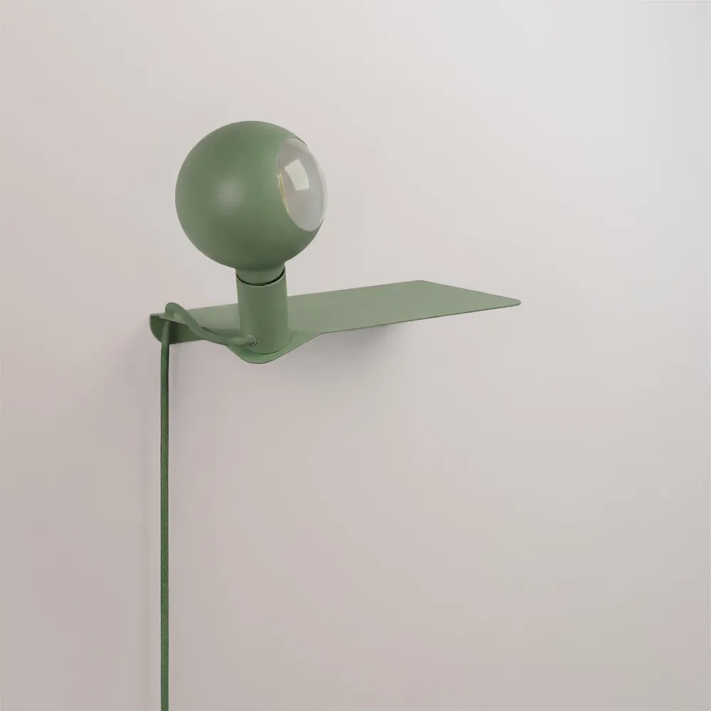 Combo Camo - Lamp met plank - Groen
