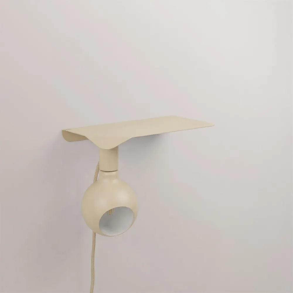 Combo Camo - Lamp met plank en UK-stekker - Panna