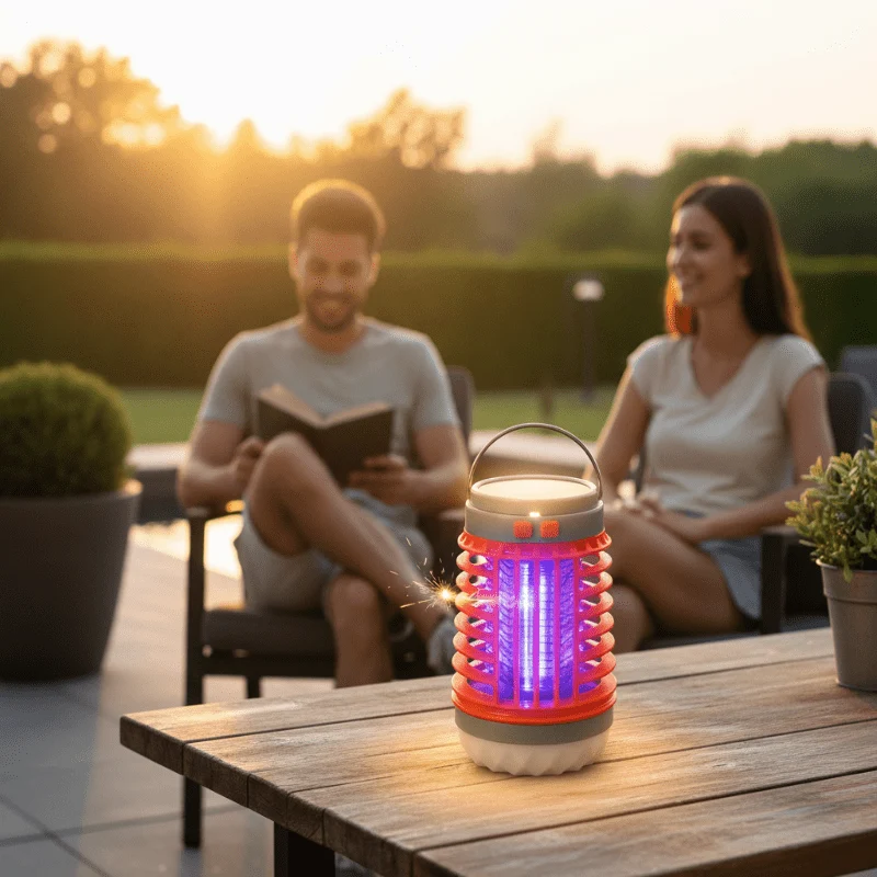 BUGDOME – 2--1 Zonne-Muggenverdelger-Lamp & Buitenlantaarn Cozey Maison