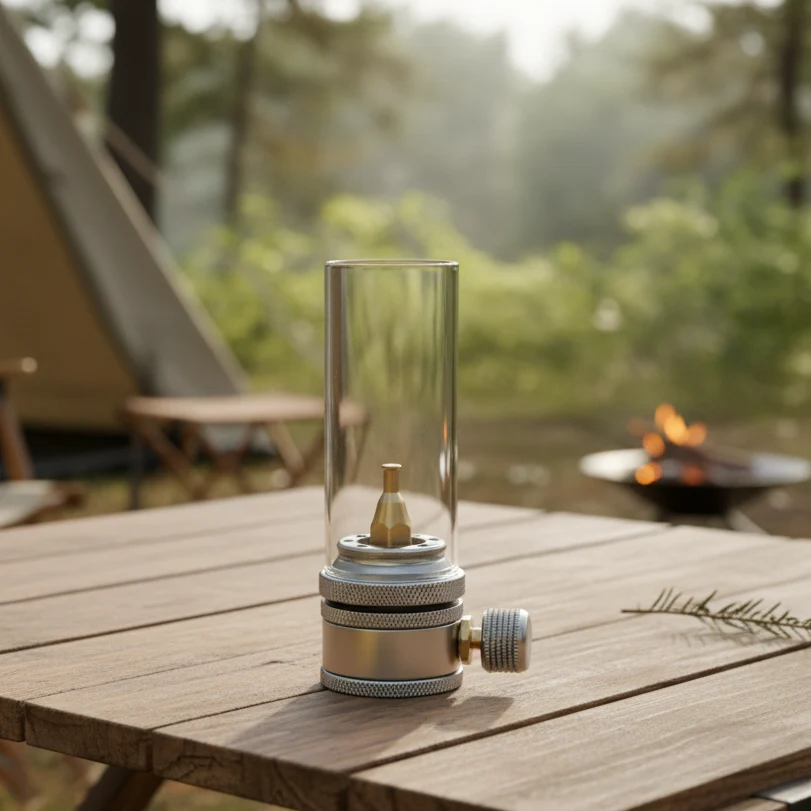 CAMPFLARE – Draagbare butaangaslamp voor helder & aanpasbaar licht Cozey Maison