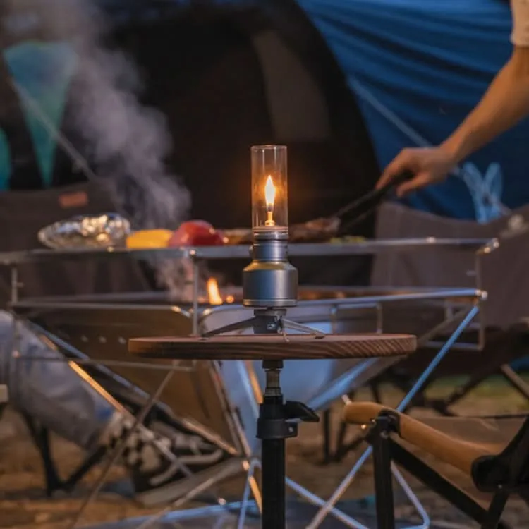 CAMPFLARE – Draagbare butaangaslamp voor helder & aanpasbaar licht Cozey Maison