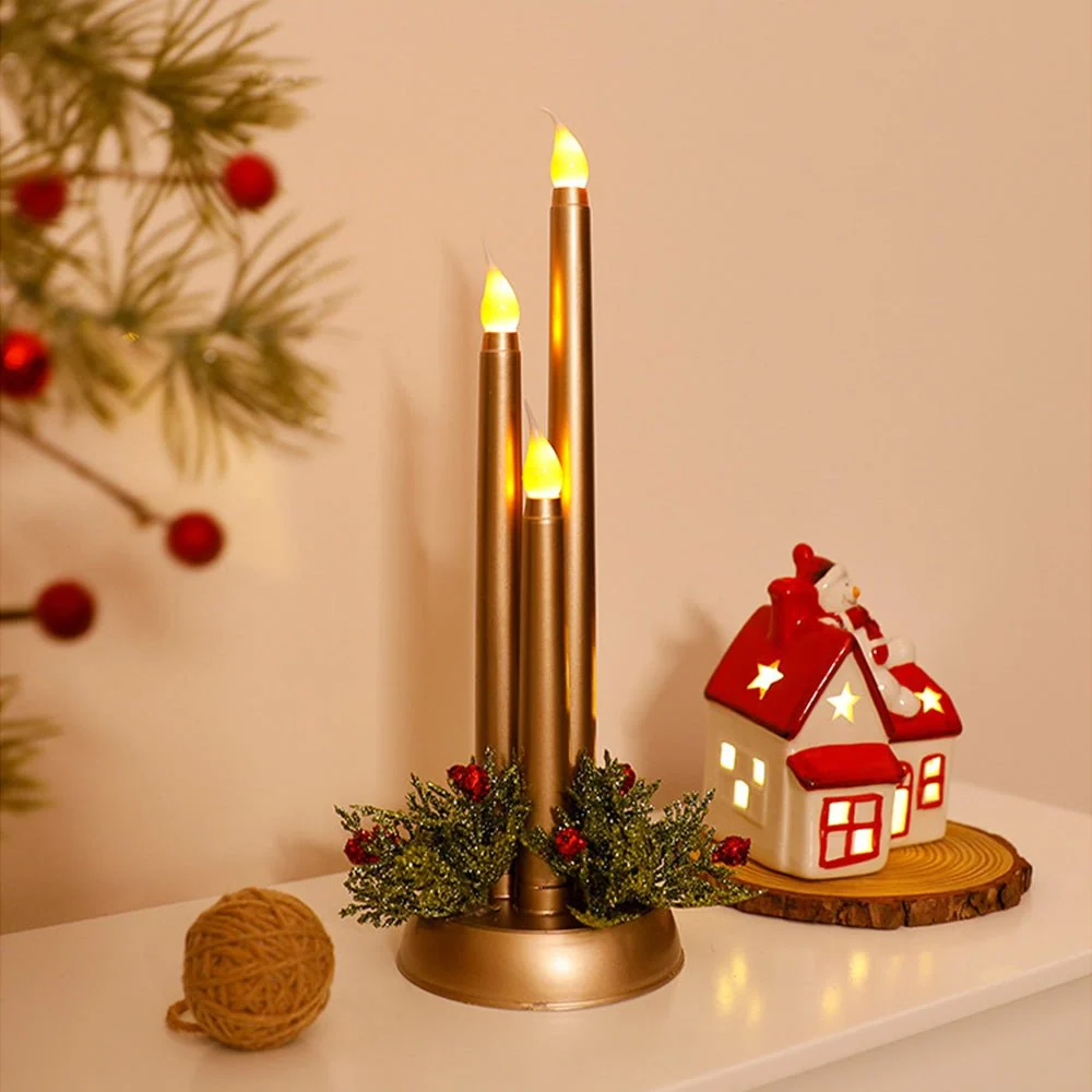 CANDLEX – Vlamloze LED-kerstkaarsen met realistisch flikkerlicht Cozey Maison
