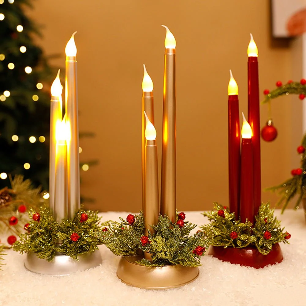 CANDLEX – Vlamloze LED-kerstkaarsen met realistisch flikkerlicht Cozey Maison