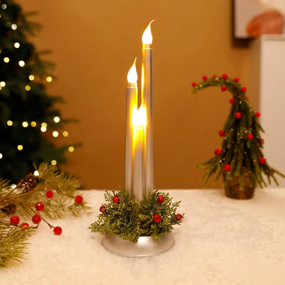CANDLEX – Vlamloze LED-kerstkaarsen met realistisch flikkerlicht Cozey Maison