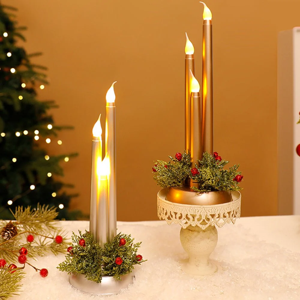CANDLEX – Vlamloze LED-kerstkaarsen met realistisch flikkerlicht Cozey Maison