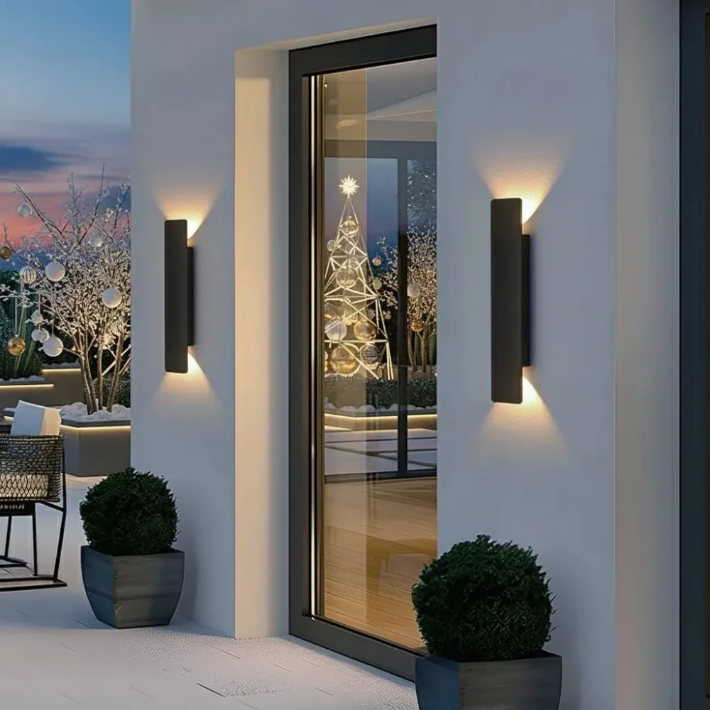 OUTGLOW – Waterdichte LED aluminium wandlamp voor binnen & buiten Cozey Maison