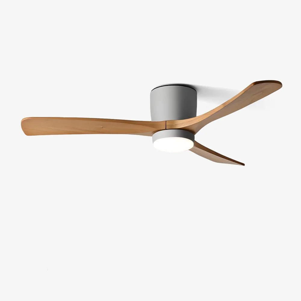 SCANDIAIR – Moderne LED-plafondventilator met slanke houtafwerking en zacht licht Cozey Maison