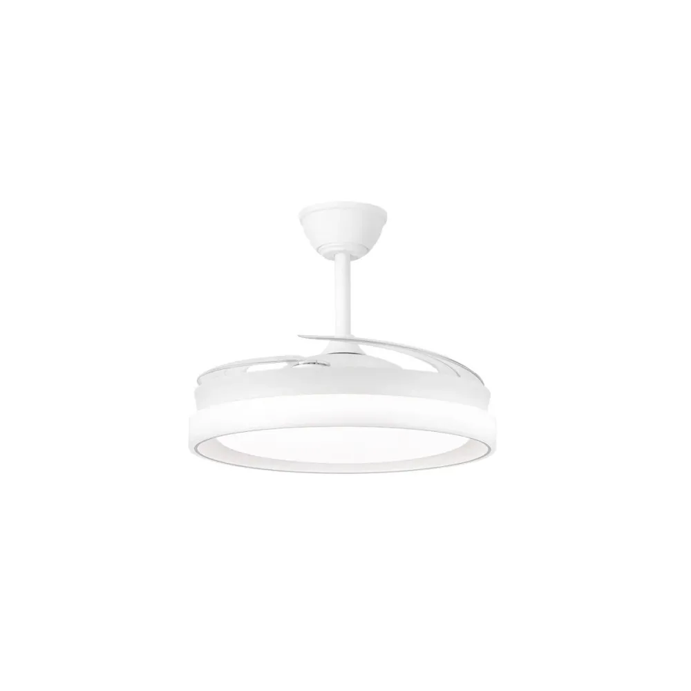 CristalRecord plafondventilator Brisa - 3 lichts - 106 x 44 cm - wit