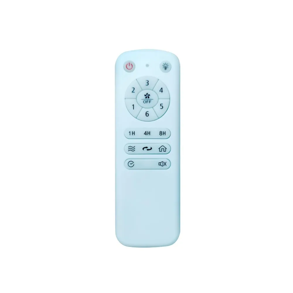 CristalRecord plafondventilator Byan - 1 lichts - 91.5 x 50 cm - wit grijs
