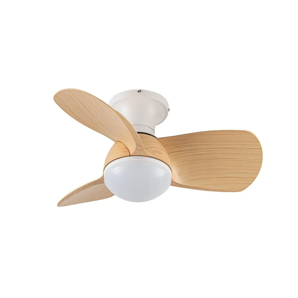 CristalRecord plafondventilator Epona - 1 lichts - 64 x 23 cm - wit hout