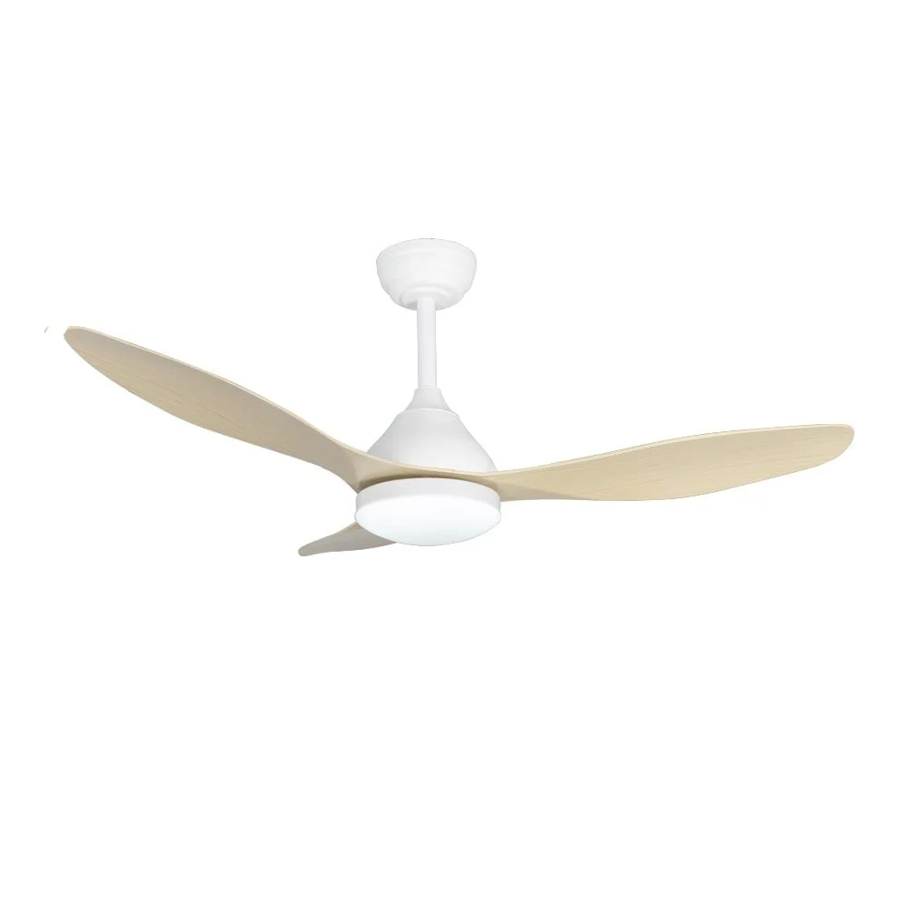 CristalRecord plafondventilator Stel - 1 lichts - 120 x 44 cm - wit hout