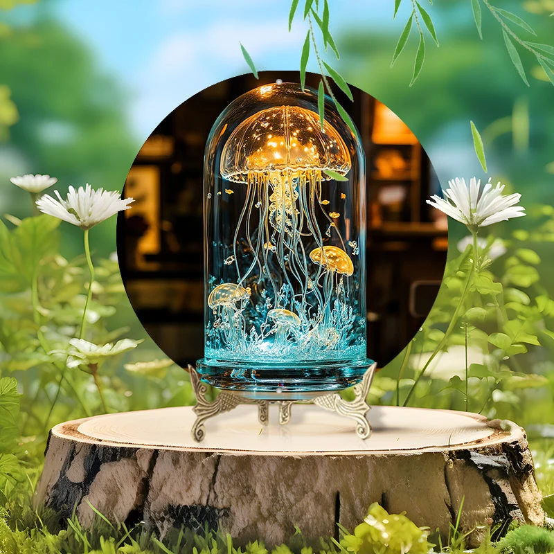 CrystalJelly Lamp 20 x 20 cm - Uniek Ontwerp - Artistieke Tafellamp