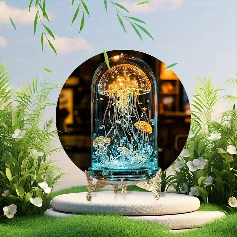 CrystalJelly Lamp 20 x 20 cm - Uniek Ontwerp - Artistieke Tafellamp