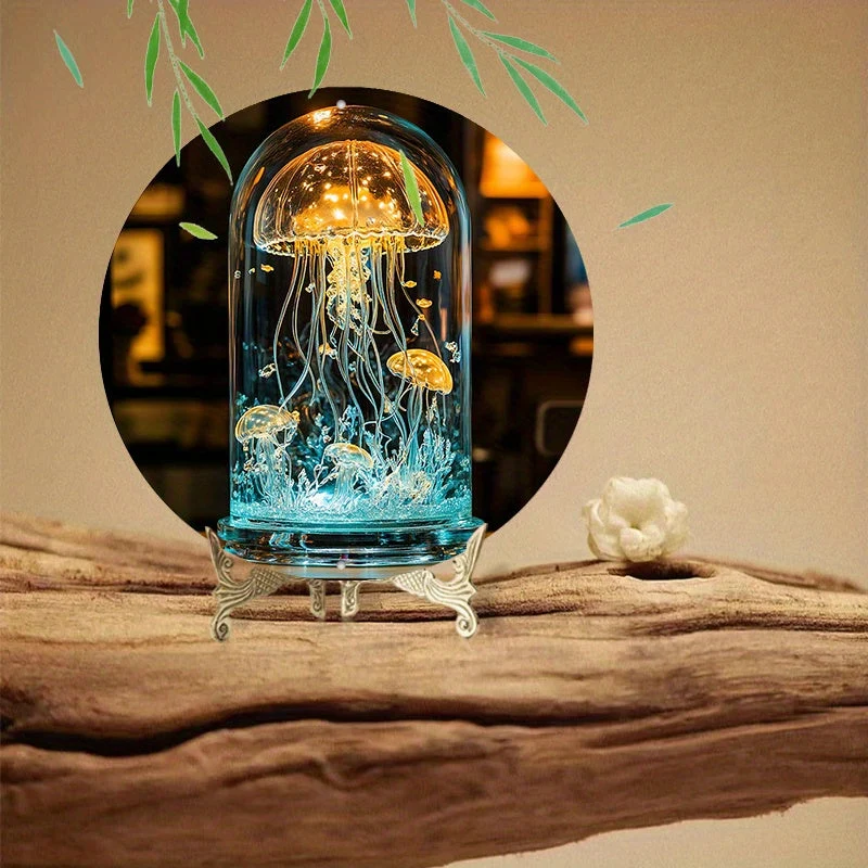 CrystalJelly Lamp 20 x 20 cm - Uniek Ontwerp - Artistieke Tafellamp