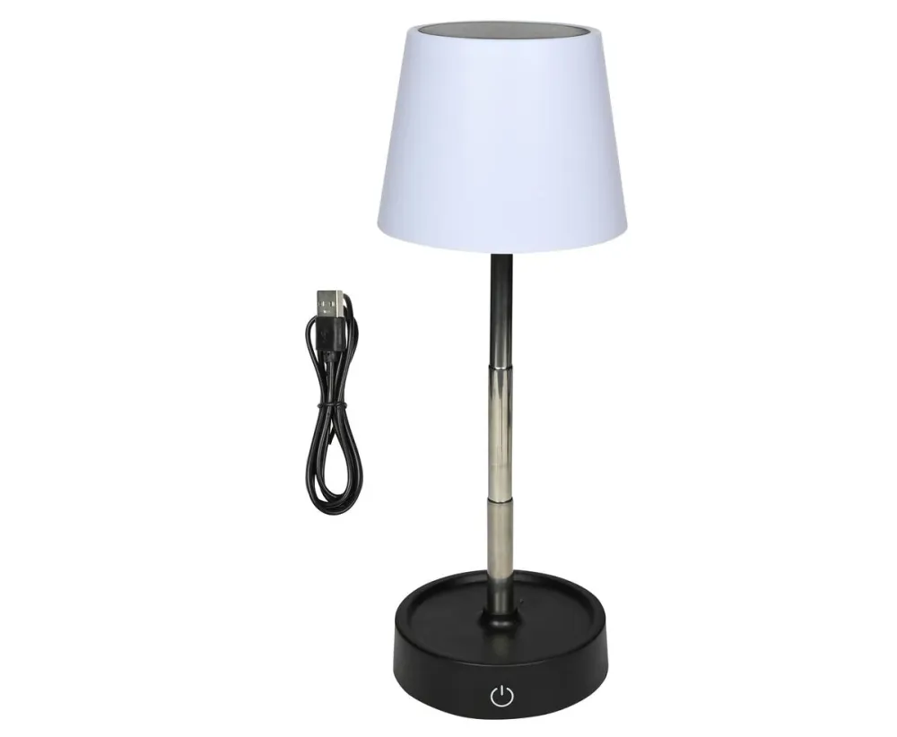 Dimbare Oplaadbare LED Tafellamp met Telescoop, 120 Lumen, USB-C