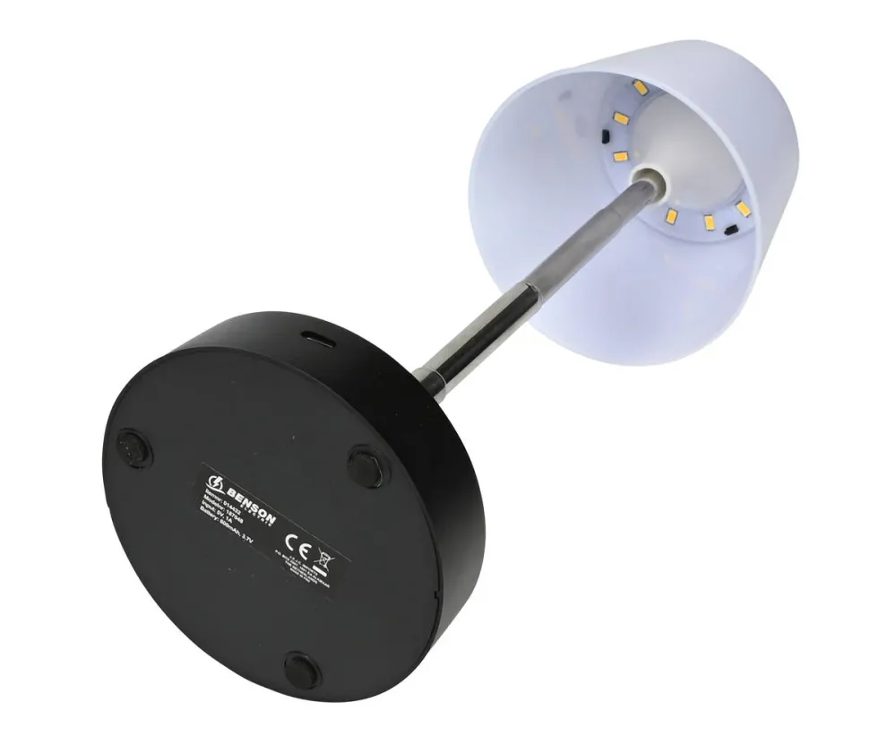 Dimbare Oplaadbare LED Tafellamp met Telescoop, 120 Lumen, USB-C
