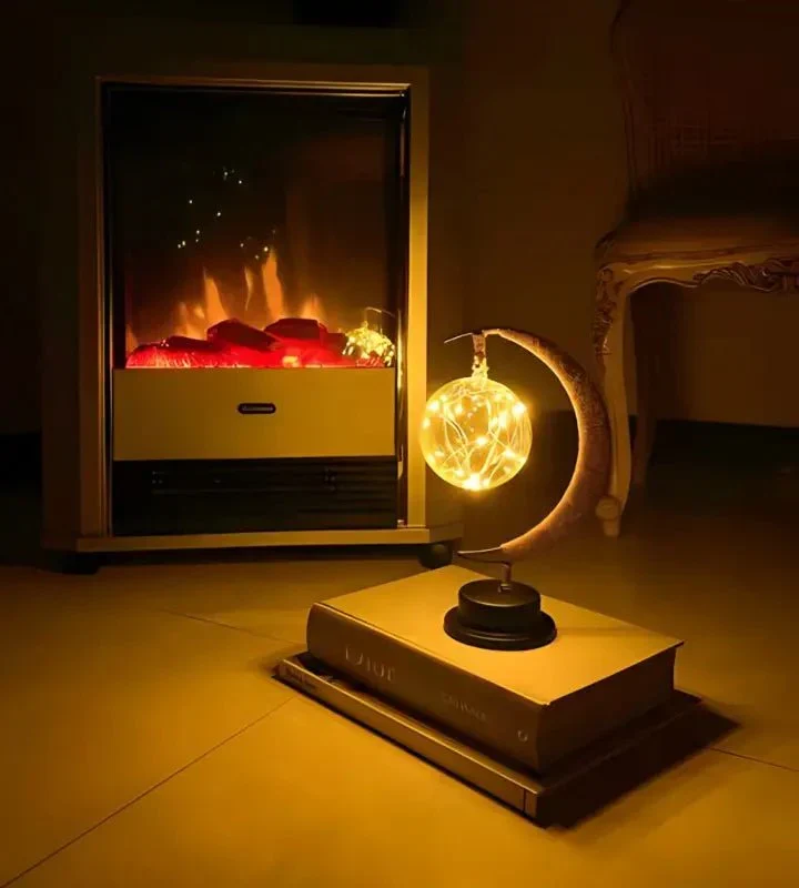Dromerige Maanlamp - Borosilicaatglas