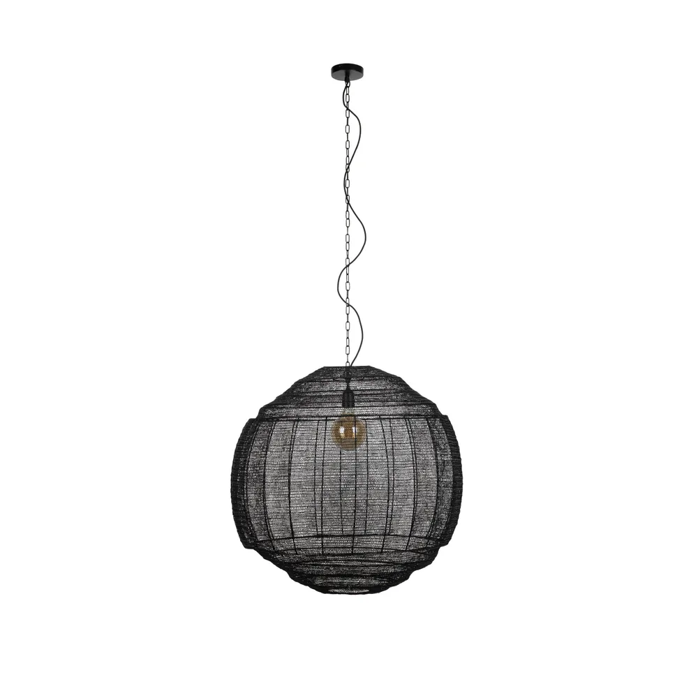 Dutchbone hanglamp Meezan - zwart - XL