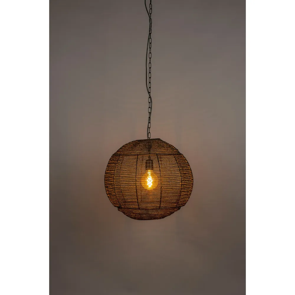Dutchbone Meezan Hanglamp Zwart M