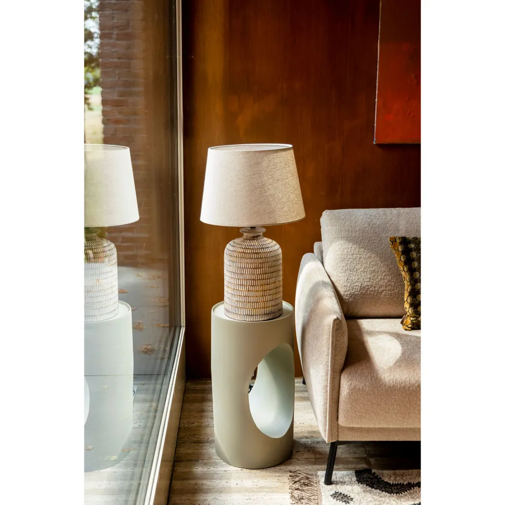 Dutchbone Russel Tafellamp - Beige