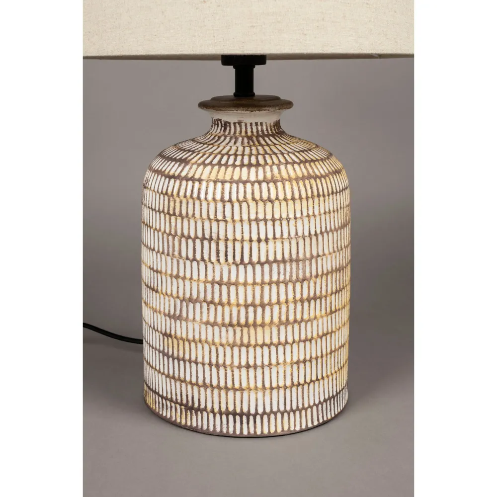 Dutchbone Russel Tafellamp - Beige
