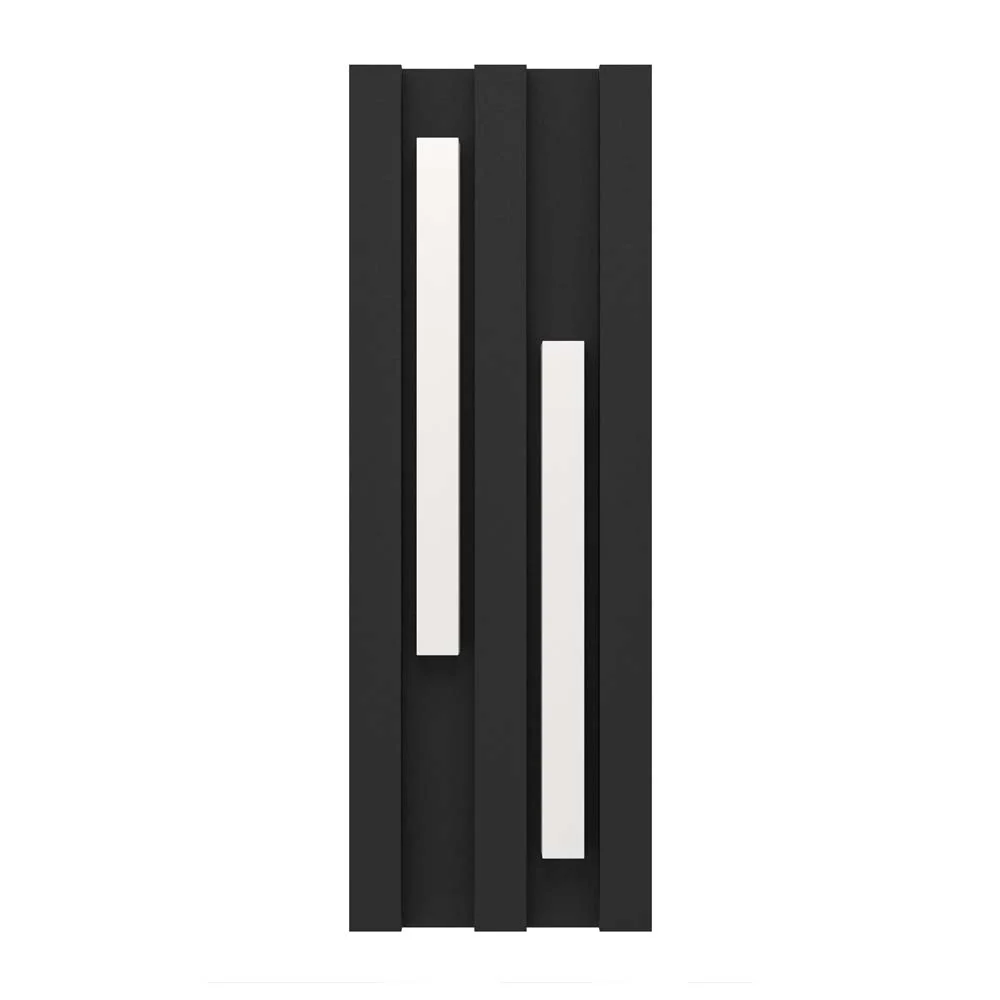 ARBOTANTE BASE RECTANGULAR NEGRA CON PERFILES LED IP55 FANDINA EGLO