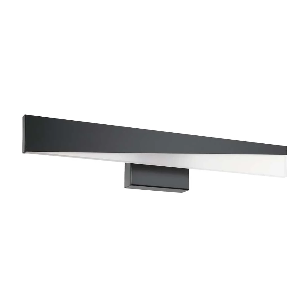 ARBOTANTE LINEAL ALUMINIO NEGRO LED ISIDRO EGLO ***SIN T.E.***